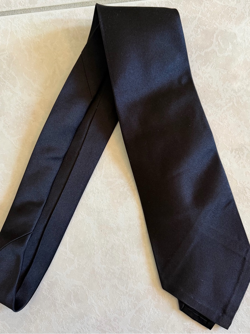 Polo by Ralph Lauren Black Satin Tie